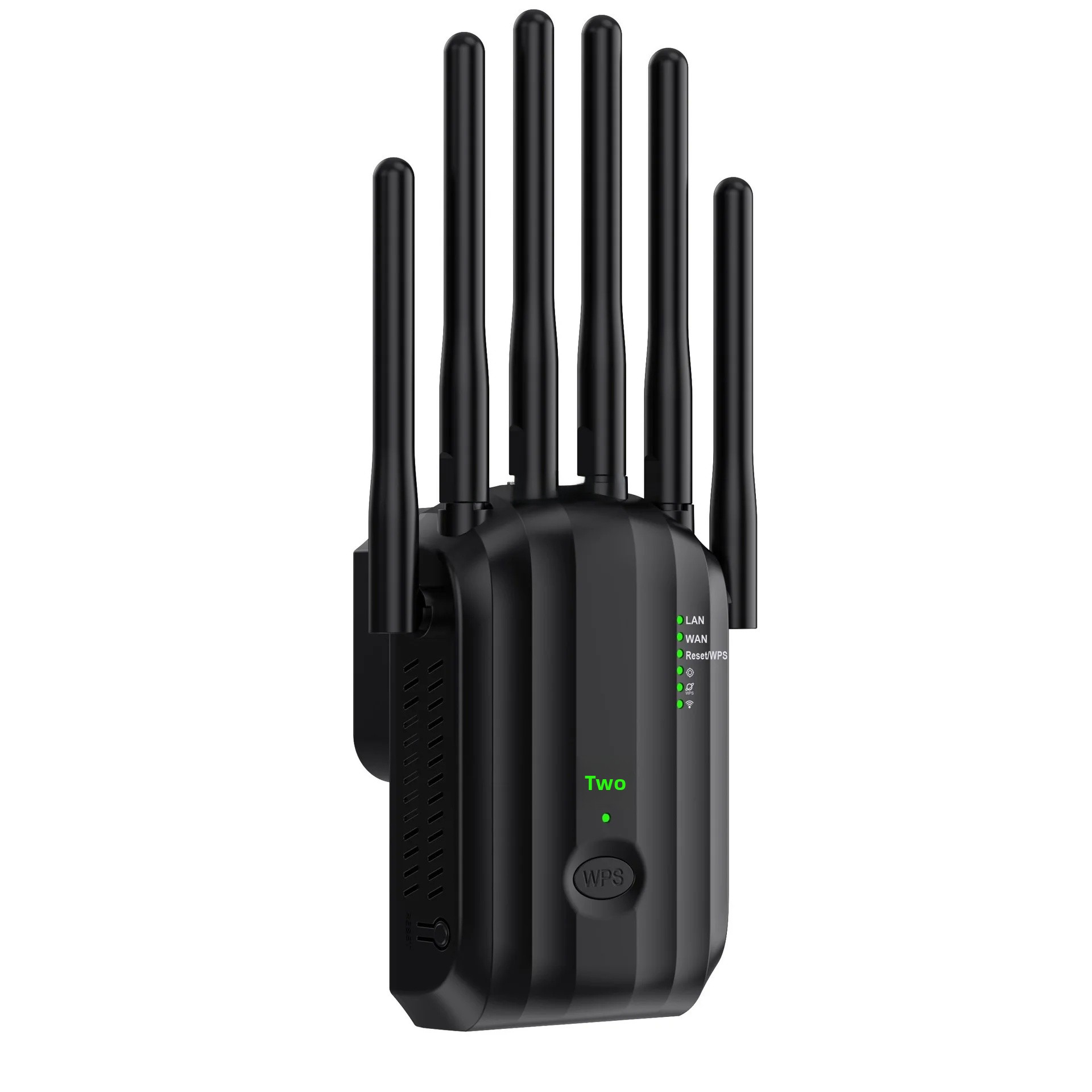 Högpresterande dual-band wifi-signalrepeater  ac1200m trådlös förlängare 5g förstärkare för kontors- och företagsdatortillbehör: Vit
