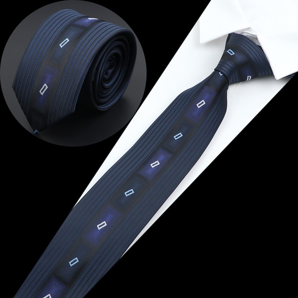 Luksuriøst herreslips jacquardvevd skinny slim 6cm svart blått blomster paisley-slips bankett festskjorte: Beige