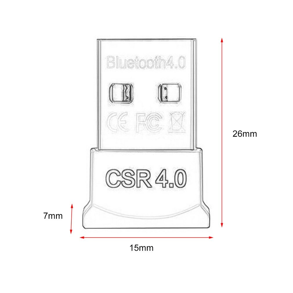 Wireless USB 2.0 Bluetooth 4.0 Adapter Mini Bluetooth Dongle Music Sound Bluetooth Transmitter Receiver Adapter For PC Computer
