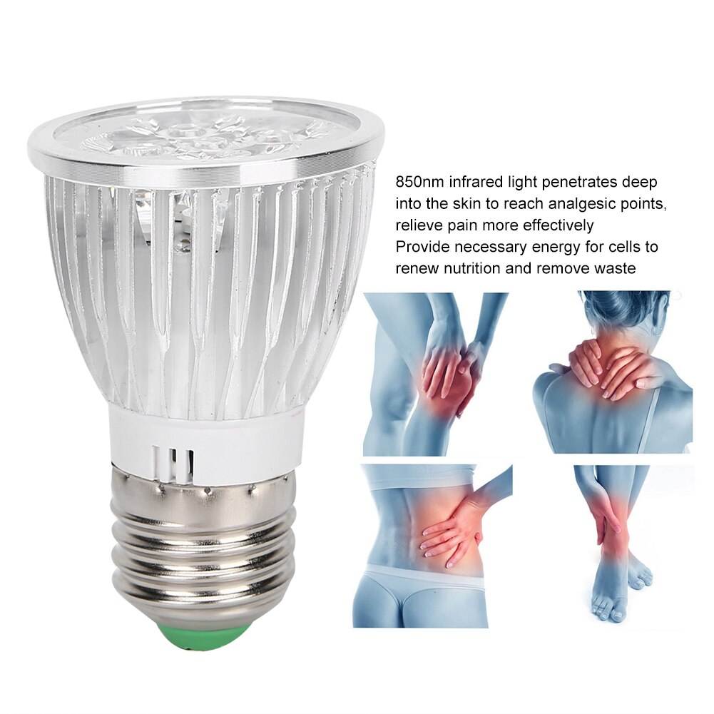 5W Infrared Light Therapy Lamp Light Pain Relief Skin Repair LED Physiotherapy Lamp Massager Relaxation Body Cares