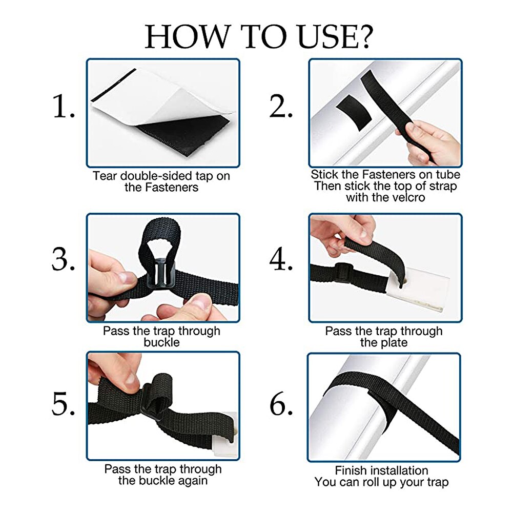 24Pcs Zwembad Solar Cover Reel Bevestiging Bandjes Set Voor In De Grond Zwembad Solar Deken Cover Rollen Bandjes