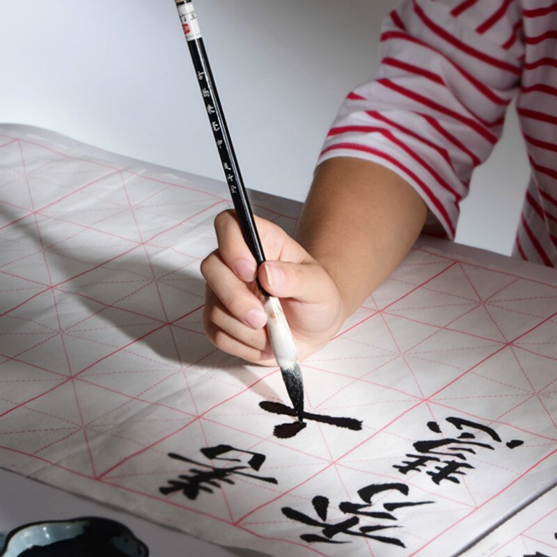 Chinese Calligraphy Pen White Clouds Multiple Hair Brush Pen 9pcs Weasel Hair Chinese Painting Calligraphy Brushes Tinta China