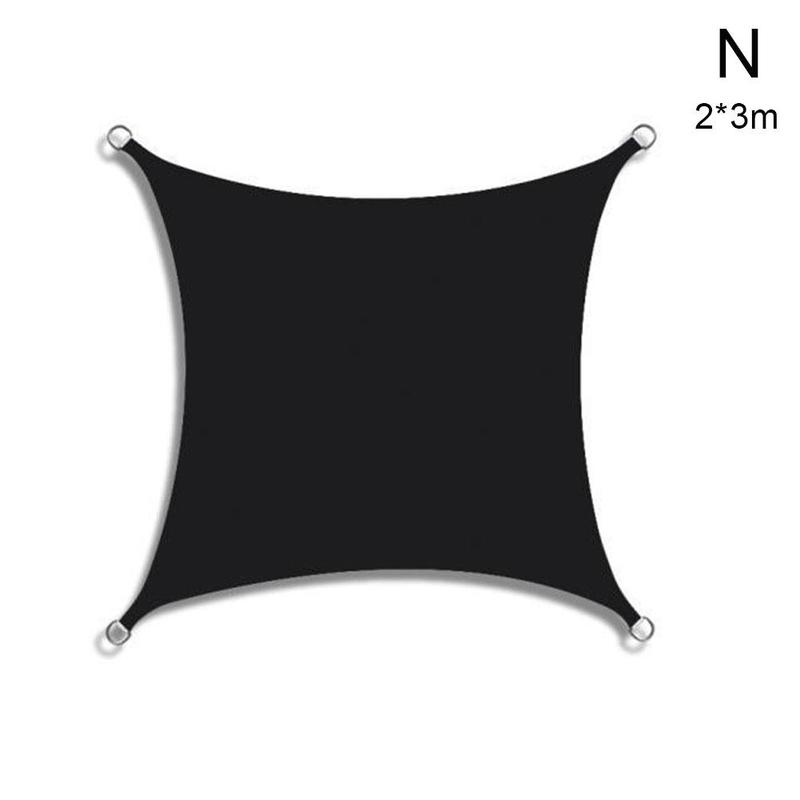 Outdoor Waterproof Anti-uv Shade Canvas Oxford Cloth Garden Cover Patio Pool Awning Shade Sunscreen Camping Clot Rain Sail F4q4: n