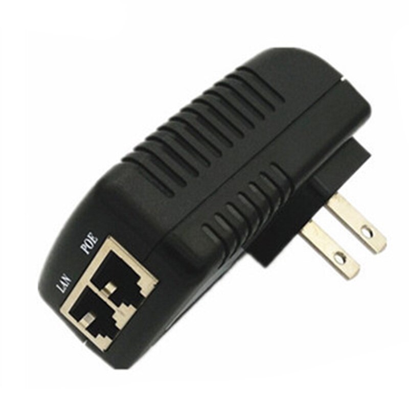 CCTV 48 V 0.5A POE prise murale Poe injecteur Ethernet adaptateur convertisseur Ip caméra POE téléphone alimentation nous ue prise directe