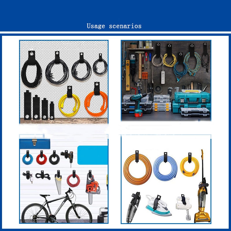 Self-adhesive Elastic buckle velcros Magic Nylon Elastic Band Hook Loop Cable Ties Velcroing Straps Sticky Fastener Tape