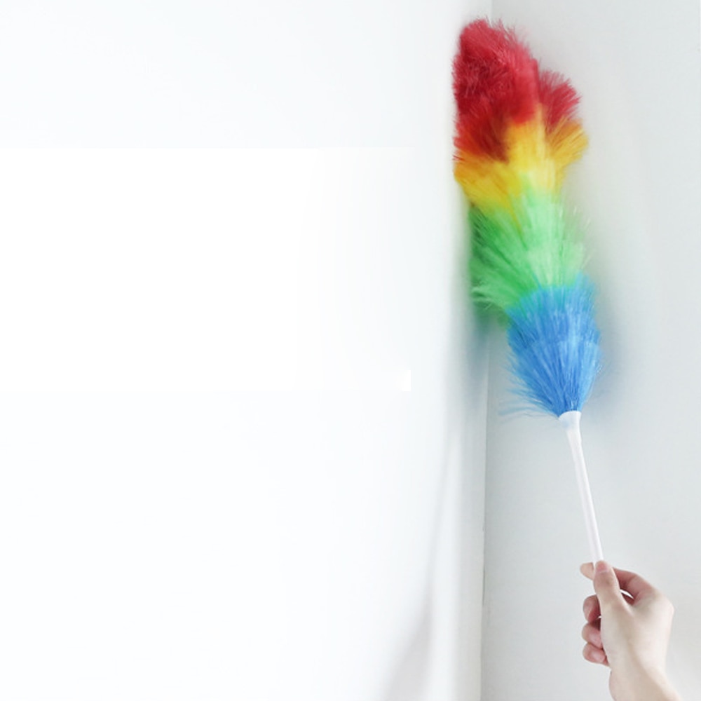 Household Soft Microfiber Duster Brush Anti Static Duster Cleaning Home Auto Cleaner Dust Handle Pole Cobweb Long Brush