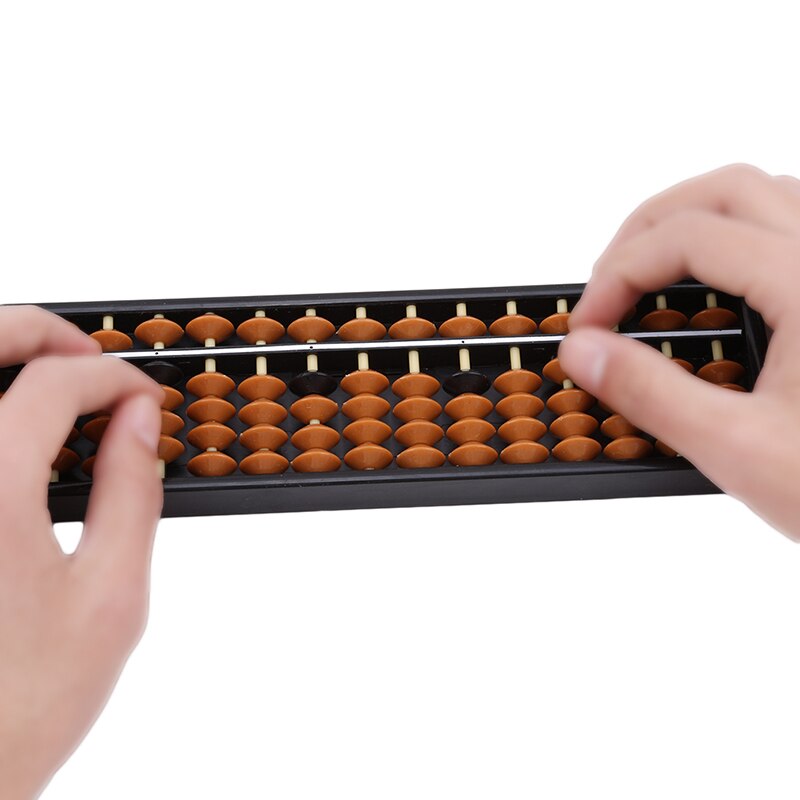 Herramienta aritmética de plástico para aprendizaje de matemáticas, Abacus de 15 dígitos, para chico, novedad
