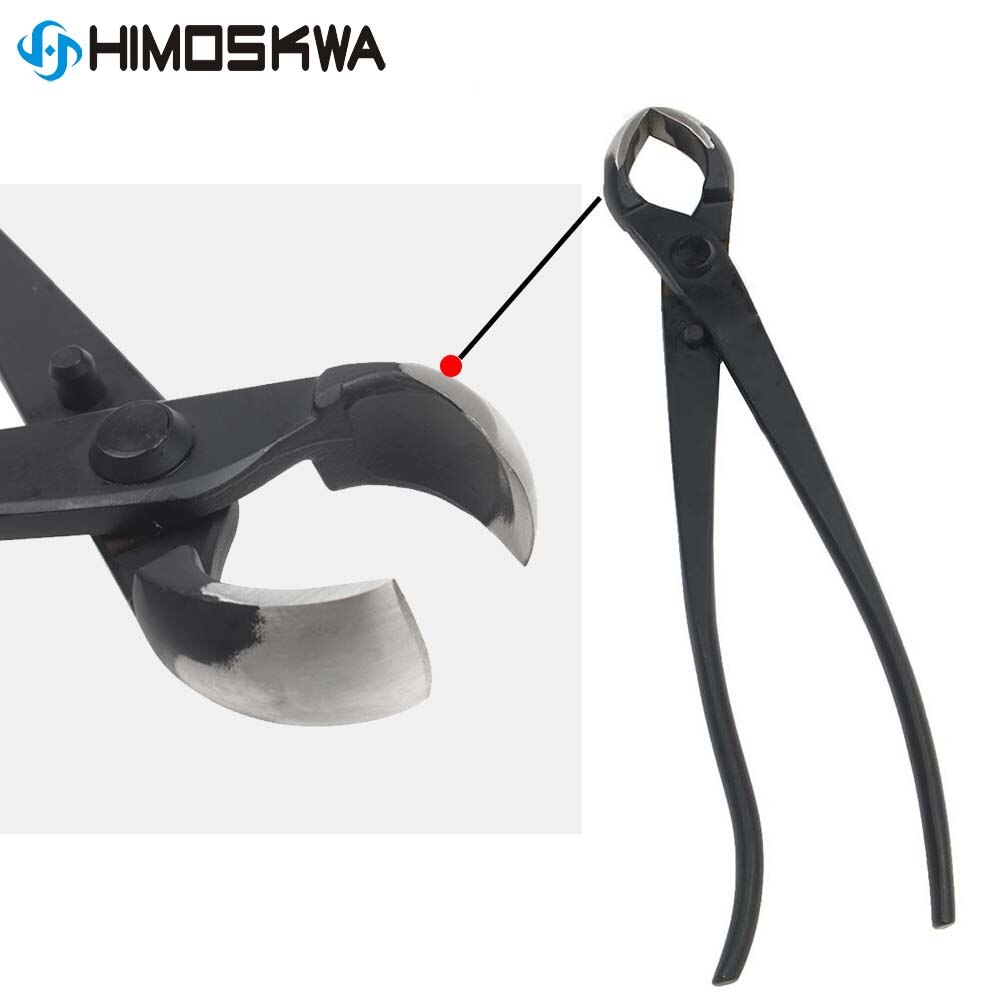 210 mm round edge cutter for potted plants standard mixed function of round &amp; straight edge Stainless Steel bonsai tools