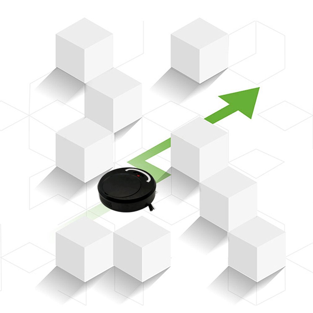 Multifunctionele Robot Stofzuiger Met Sterke Zuigkracht En Afstandsbediening Super Stil Ultra-Slim Body Touch Schakelaar