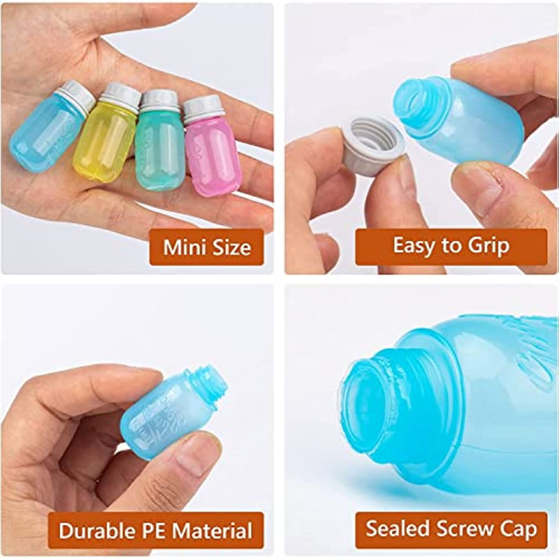 Lunch Bento Soy Sauce Box Container with Dropper Cute Plastic Condiment Dispenser Mini Salad Tomato Sauce Bottle