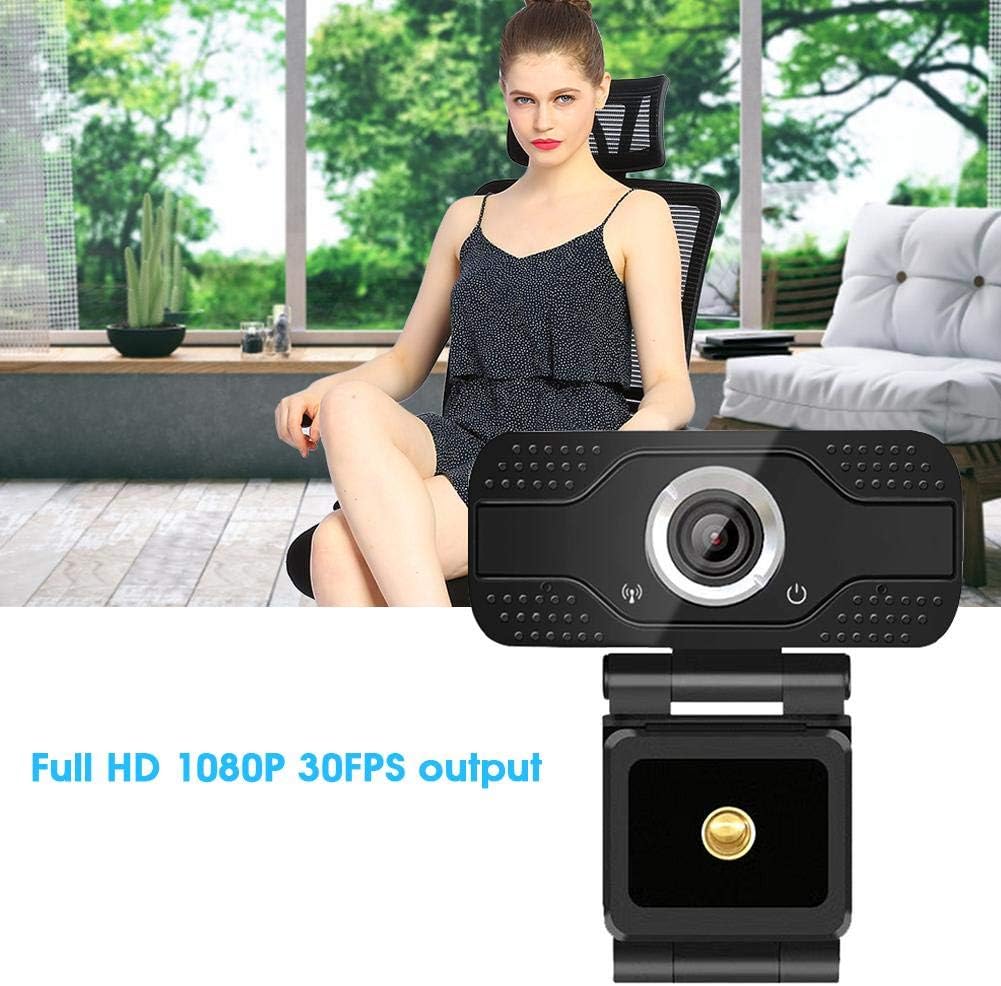 Full HD Webcam 1080P 30fps Laptop Computer PC Web Cam Camera Built In Microphone For Video Calls Conference Live Work Tripod