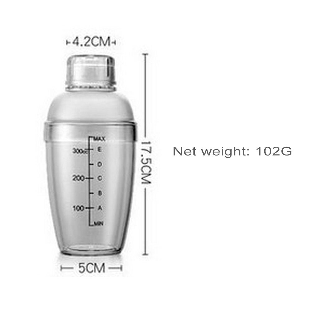 PC Cocktail Glass Wine Beverage Mixer Wine Shaker Drink Shake Cup Coffee Drink Mixer Shake Bottle Tools 350ml/530ml/700ml/1000ml: 350ML