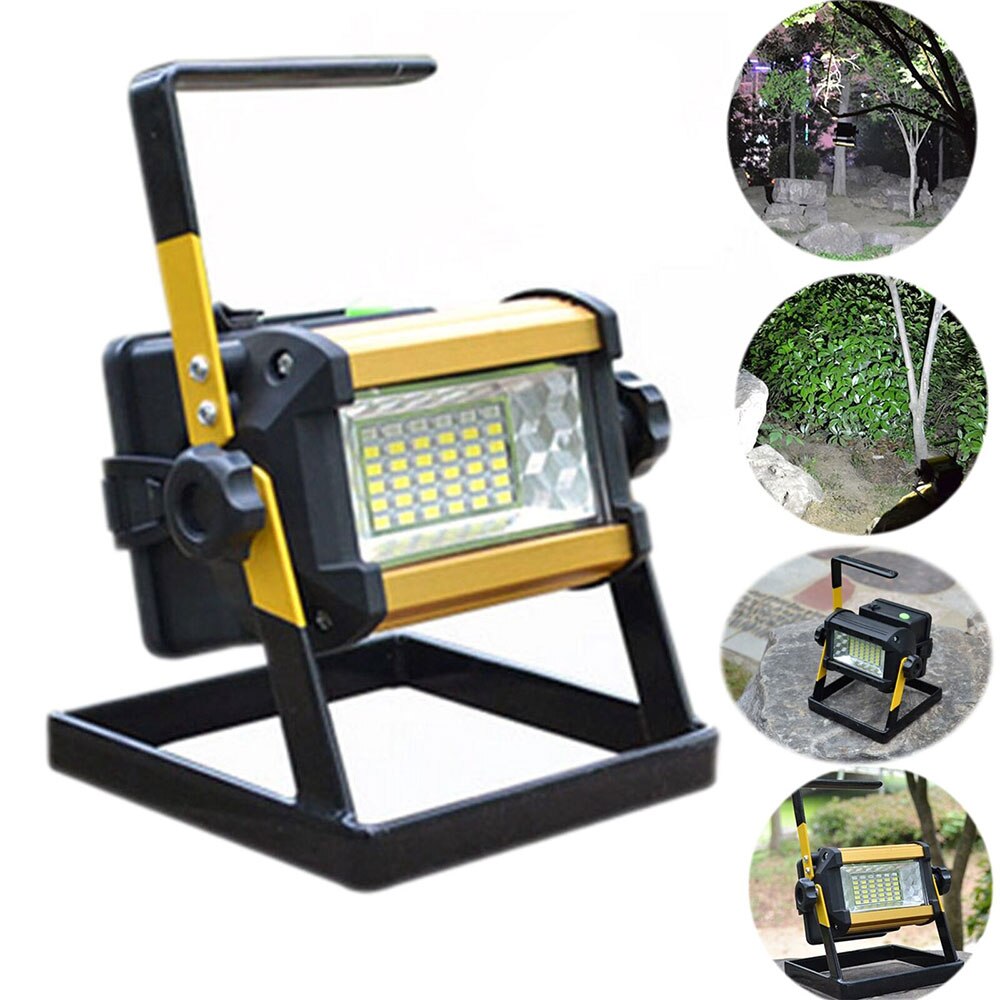 36 led genopladelig bærbar udendørs camping flood light spot arbejdslampe camping fiske lampe