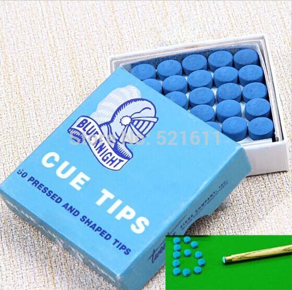 11MM Original BLUE KNIGHT snooker cue tips 10pcs/lot snooker pool tips billiard snooker accessories