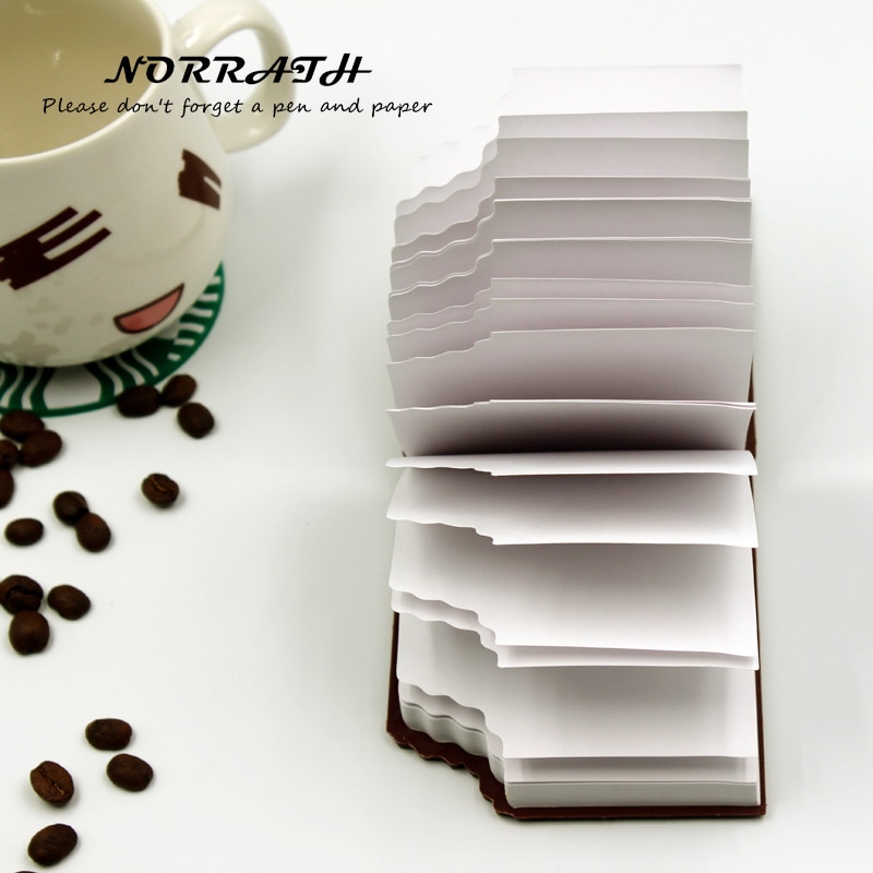 Kawaii czekoladowy notatnik śliczne biurowe wygodne NotebookPost to biuro szkolne akcesoria biurowe prezent dla dzieci