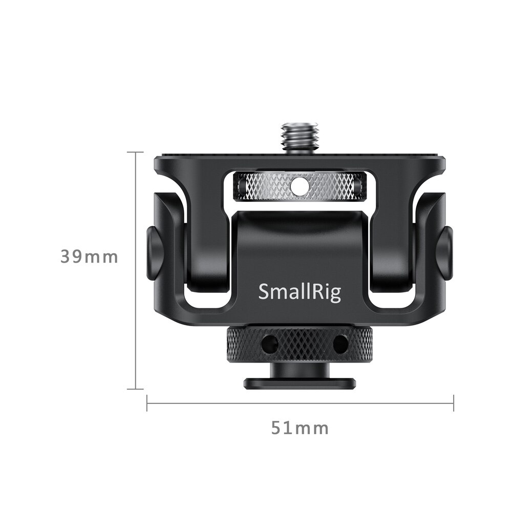 SmallRig Universal Tilting Monitor Mount with Cold Shoe For SmallHD/Atomos/Blackmagic Monitor/Screen/EVF Mount -2431
