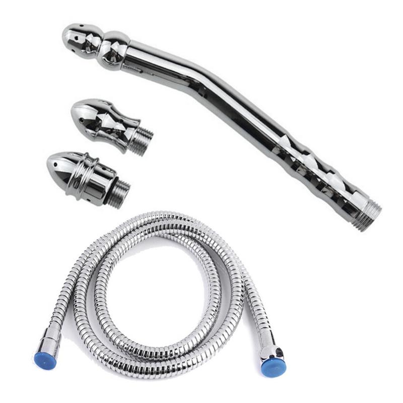 Lavage de lavement à coude droit, Long Tube en alliage d'aluminium: B