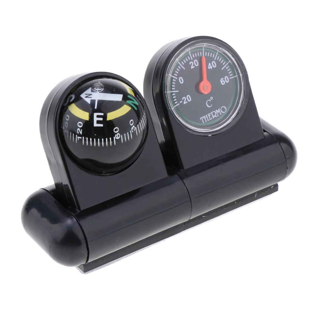 Thermometer with Car Guidance Compass 2 in 1 Vehicle Instrument Panel