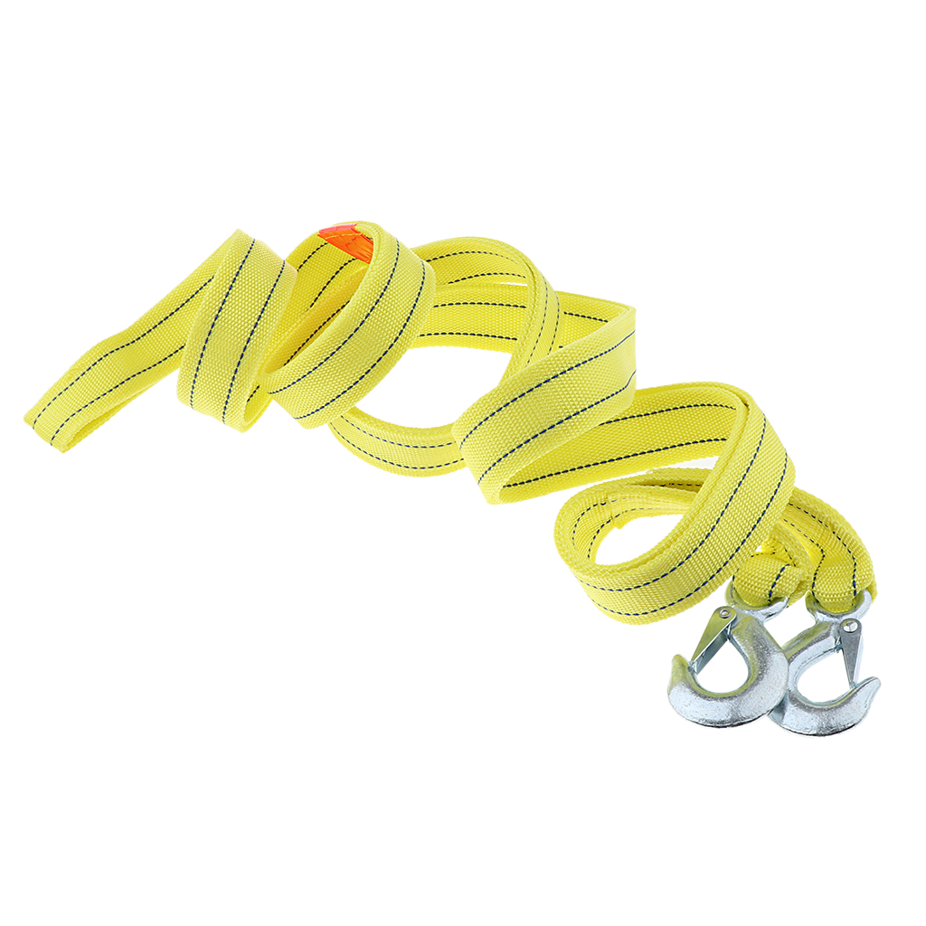 5 tona kabel holowniczy robić samochodu pas holowniczy z hakami ciężki obowiązek 16 Ft awaryjna lina robić holowania łatwa w użyciu