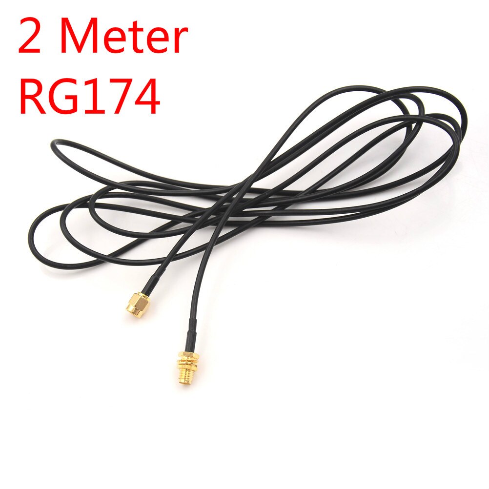 2Meter RF-SMA Male Naar Male Plug M-M Rf Coax Pigtail RG174 Verlengkabel Adapter Lijn
