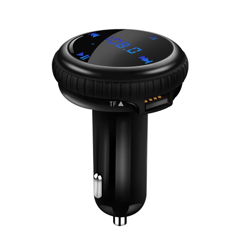 Fm-zender Bluetooth Modulator Handsfree Carkit met Auto GPS Locatie Tracking Auto MP3 Audio Speler USB Charger LED