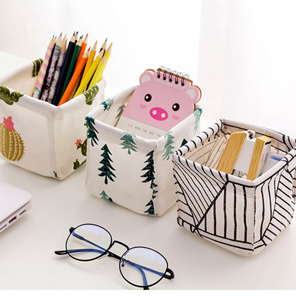 DIY Schreibtisch Lager Korb Kleinigkeiten Unterwäsche Spielzeug Lagerung Kasten Kosmetische Buch Organizer Schreibwaren Container Wäsche Korb