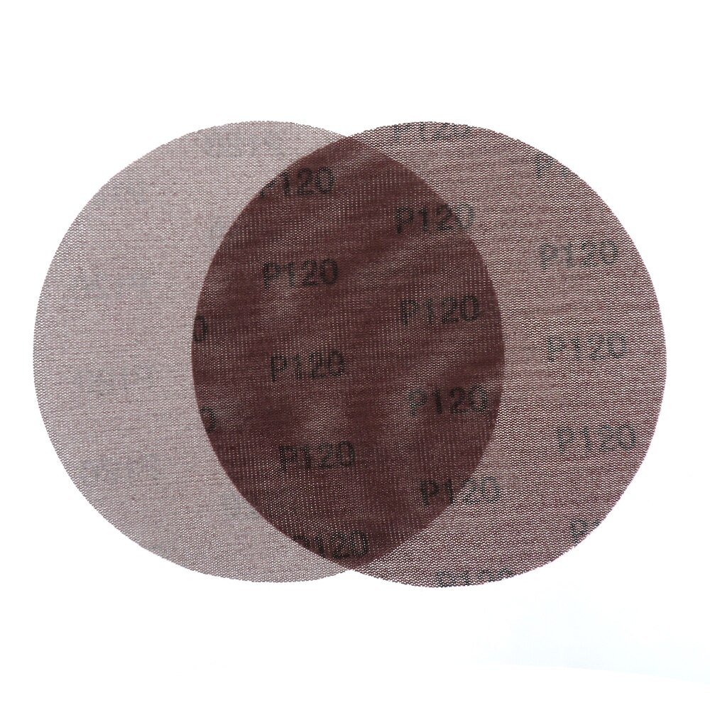 10pcs 9Inch 220mm Mesh Grip Discs Dust Free Grid Line Abrasive Mesh Sanding Discs Sand Paper Hook and Loop Dry Sanding: 120 Grit