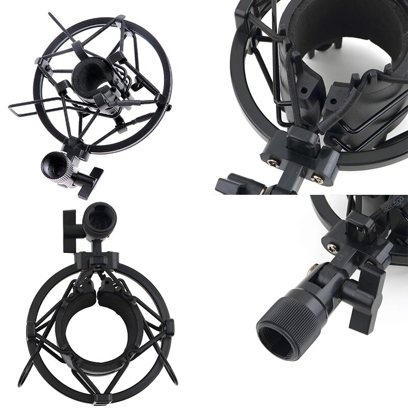 Universal Mic Microphone Shock Mount Clip Holder Studio Sound Recording