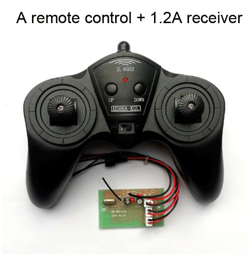6CH 2,4G Fernbedienung 6V/12V 1,2 A/2,5 A/5A/20A Empfänger Radio System einstellen kabellos Entfernung steuern DIY Art Spielzeug Stiefel/Auto: Weiß