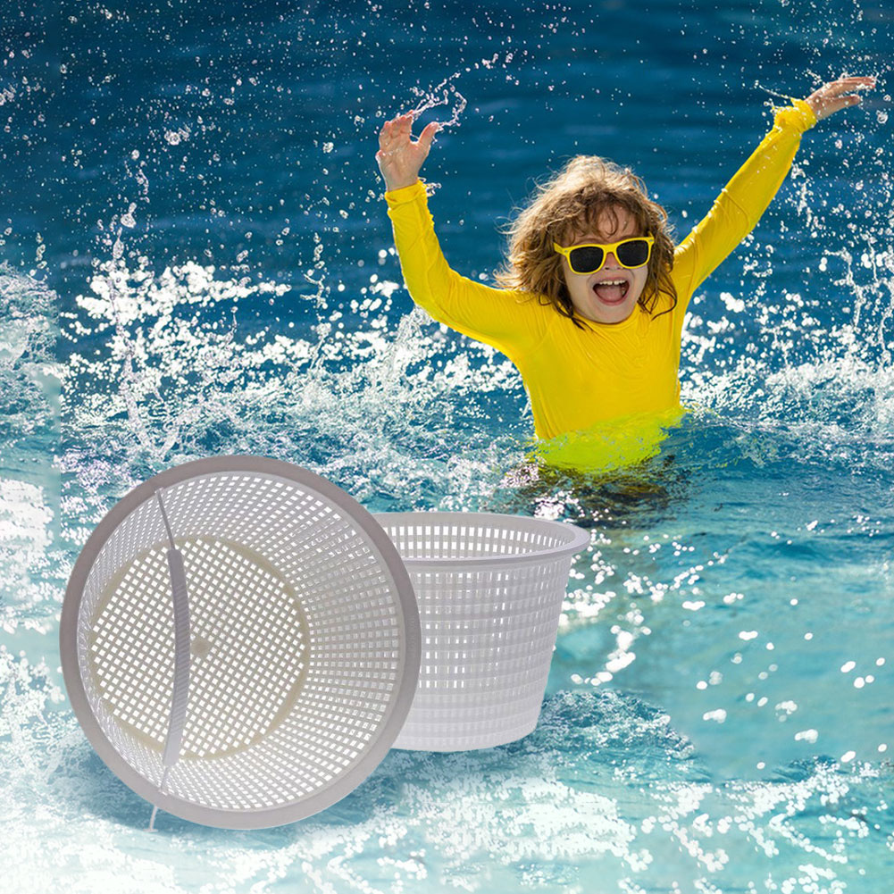Above Ground Pool Skimmer Basket Not Weighted 8Inch Top 5.5Inch Bottom 5Inch Deep for Swimming Pool Cleaning Tools Accessories