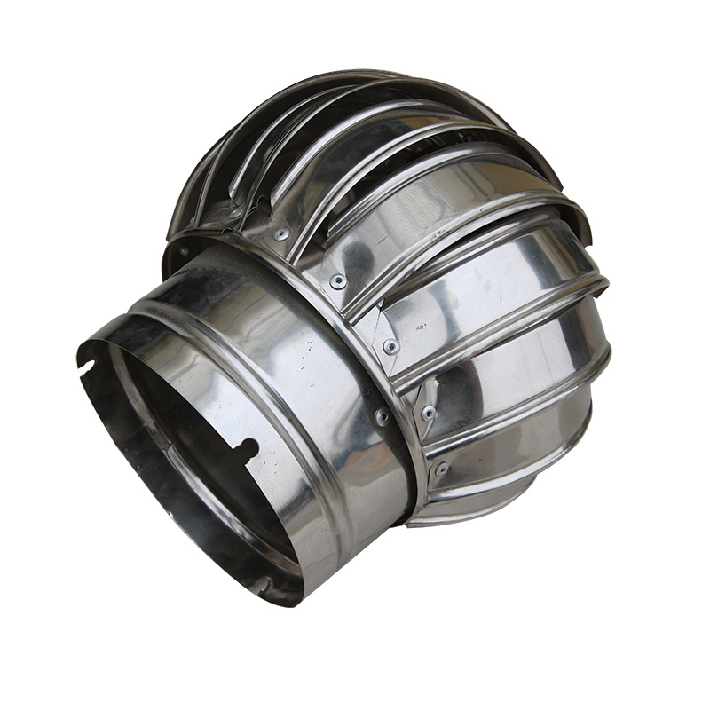 Ventilador de telhado de aço inoxidável, turbinas eólicas, ventilação de ar, sótão, 110mm, pipefit, ventilador de telhado