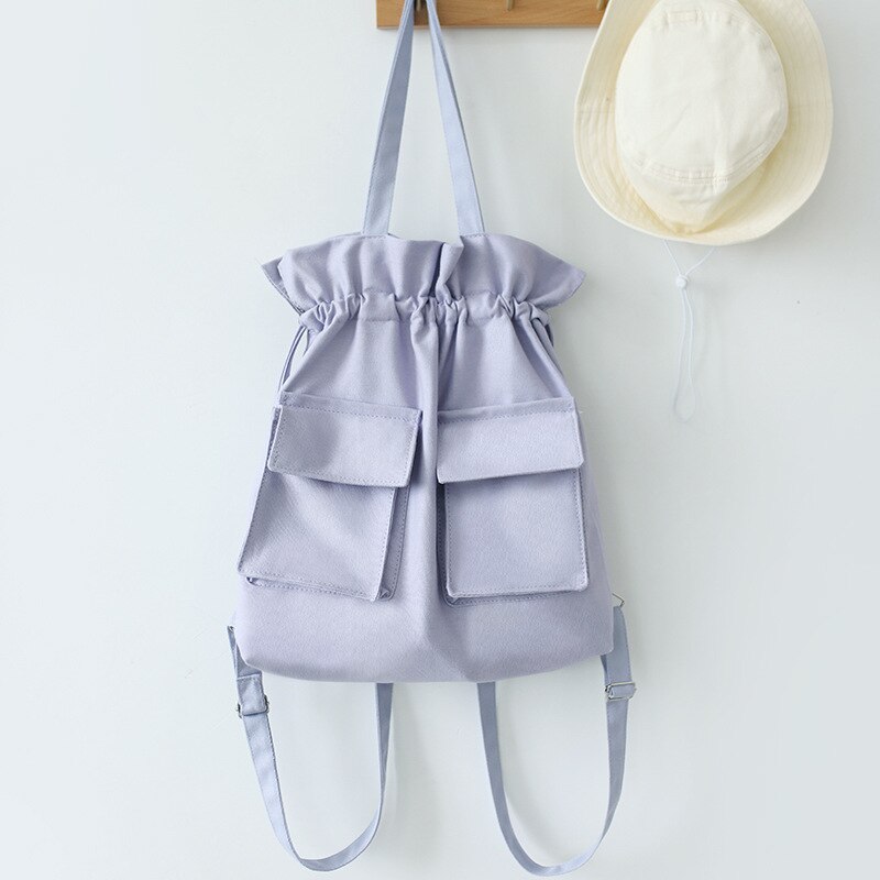 Damesrugzak waterdicht nylon zachte handgreep stevige multi-pocket reistas met rits schooltas