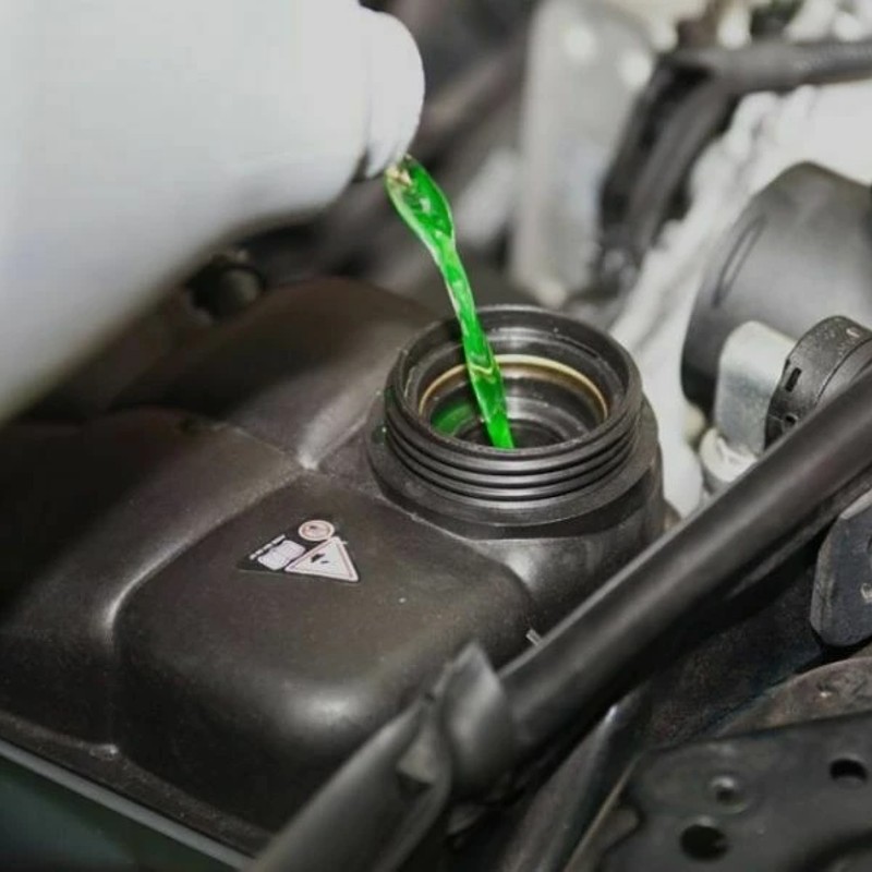 Anticongelante refrigerante coche protección práctica hasta -4 * C, verde, 5 L