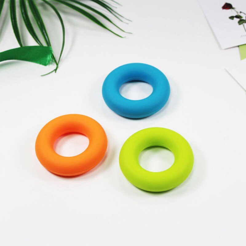 1Pcs Strength Hand Grip Ring Muscle Power Training Rubber Ring Exerciser Gym Expander Gripper Strength Finger Ring