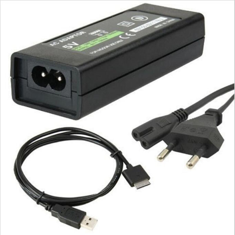 Ue/US Plug 5V maison mur USB chargeur alimentation adaptateur secteur pour Sony PlayStation Portable PSP Go pspgo câble de charge cordon de données