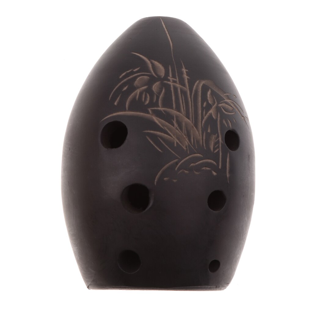Artesanías 6 oraficio De instrumentos De viento De barro AC Ocarina Alto C