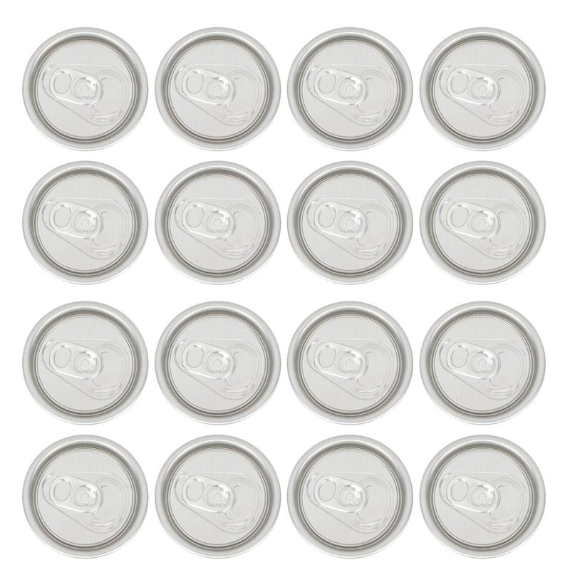 50Pcs Ring-Pull Can Lids Aluminum Soda Water Sealing Lids Wide Mouth Beverage Can Lids Cover Soda Beverage Coke Pop-Up Cover
