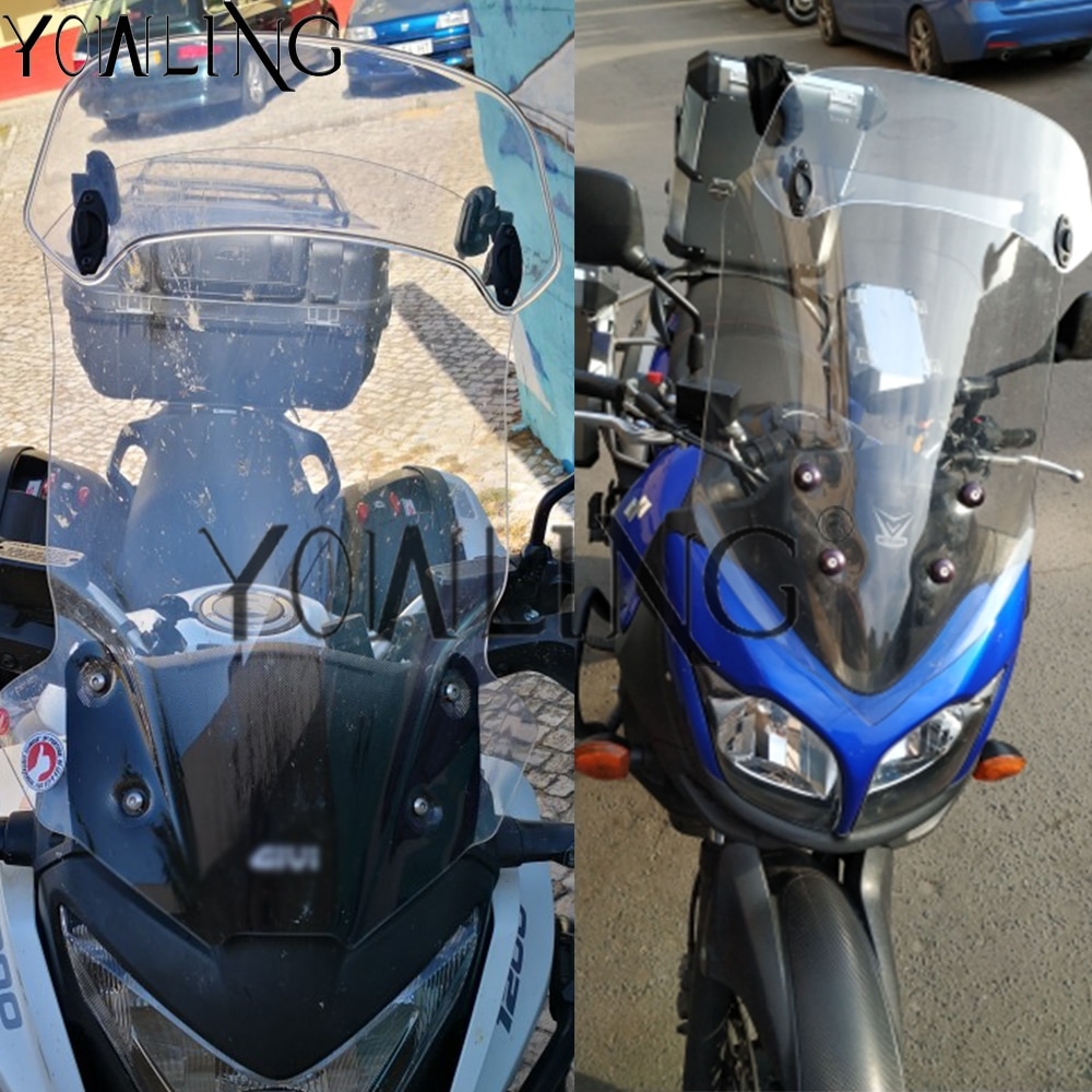 Pantalla ajustable parabrisas Spoiler Deflector de aire para Suzuki v-strom 650 DL650