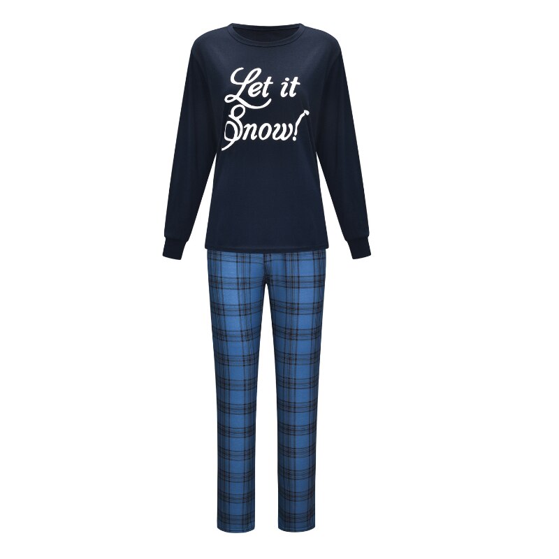 Familie kerst pyjama's, bijpassende familiekleding, lange mouwen, briefprint, familielook, moeder dochter, vader zoon, bijpassende pyjama's