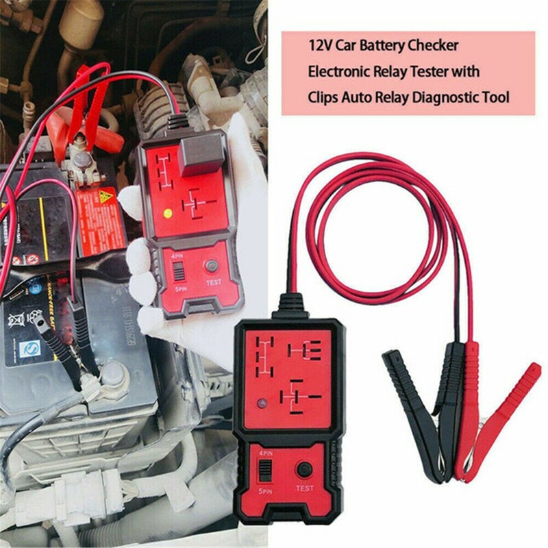 2001 Universal Electronic Automotive Relay Tester 12V Car Battery Alternator Checker Analyzer Auto Diagnostic Tool