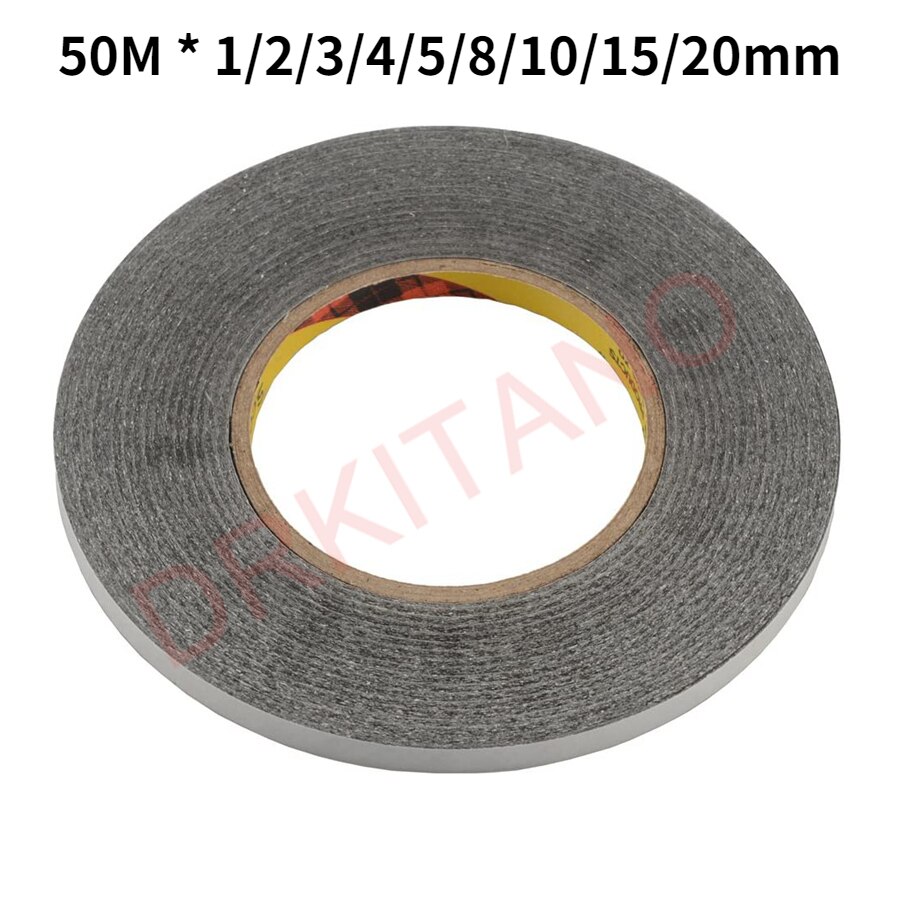 Phone Repair Tape Double Sided Tape Adhesive Repair for Mobile Phone LCD Screen Panel Black Sticker 1/2/3/5/10mm 10m/50m Length