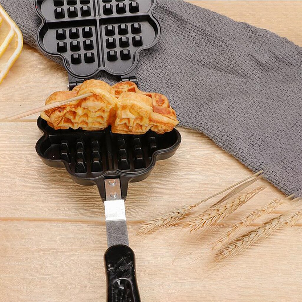 Keuken Non-stick Wafelijzer Pan Mould Druk Plaat Wafel Maken Mold Cake Maken Zelfgemaakte Diy Baking Tool