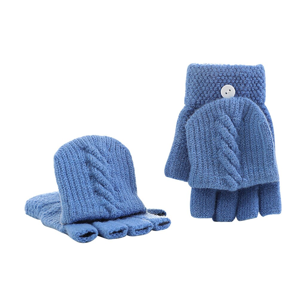 Gants Sans Doigts En Laine D'alpaga Double épaisseur - Pour Bureau, Travail, Ordinateur, Par Temps Froid - 6