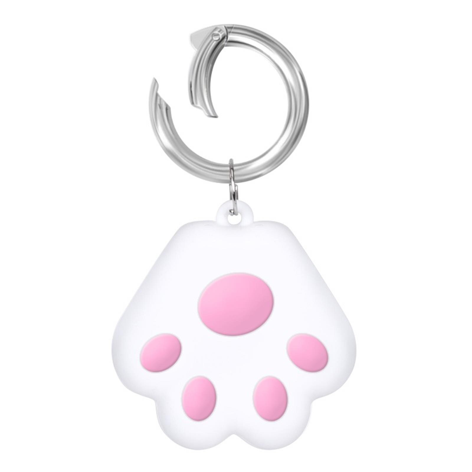 Localizador GPS Mini para mascotas, dispositivo antipérdida de seguimiento, rastreador para gatos y niños, billetera de coche, accesorios para llavero, novedad: Rosa