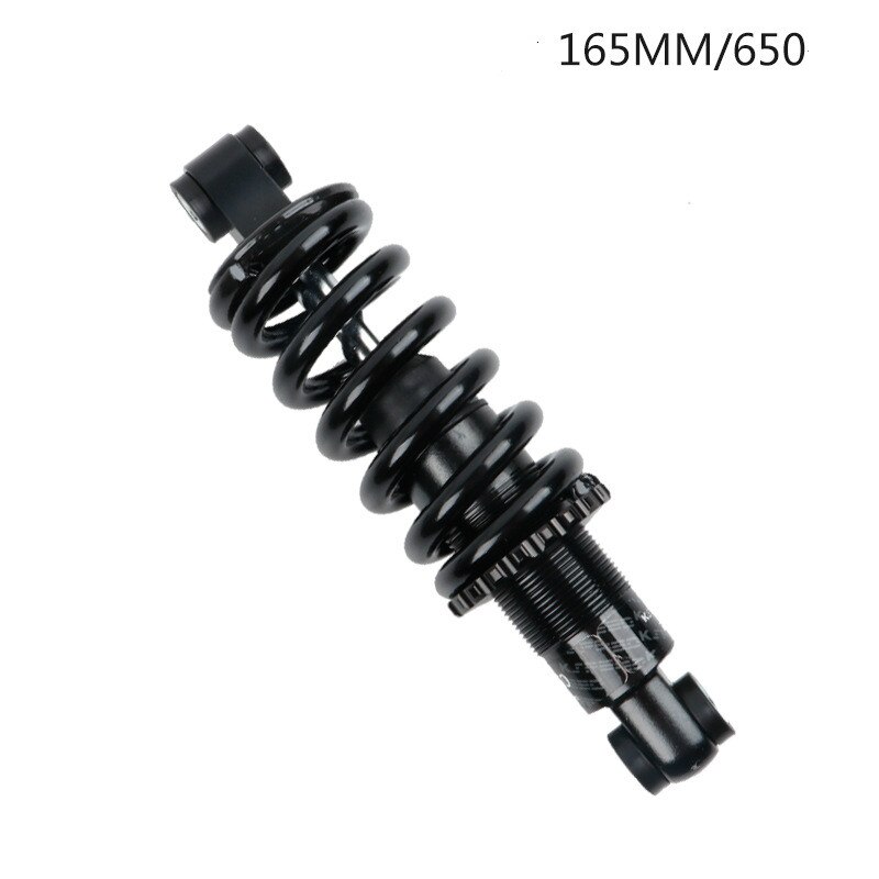 MTB Rear Shock Absorber Mountain Bike Soft Tail Bicycle Spring Biliary Downhill Shock 165mm*550lb Suspension Frame Rear Shock: 165mm 650lbs