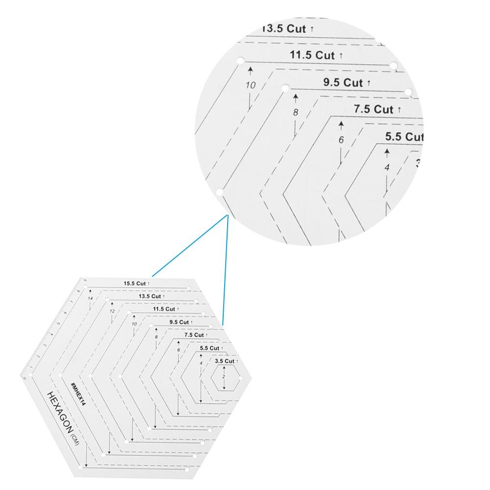 Acrylic Ruler DIY Manual Transparent Patchwork Line Drawing Sewing Cloth Cutting Ruler Patchwork Ruler Sewing Measuring Tool