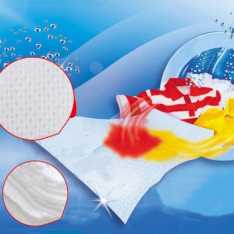 120 stuks/pak kleur absorptiefolie verfdoek voor gebruik in de wasmachine verfbestendig