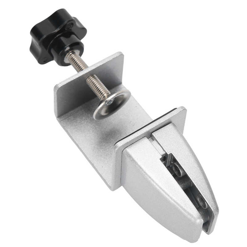 Verdikte Verstelbare Scherm Clip Punch-Gratis Bureau Clapboard Klem Glas Bevestiging Klem Beugel