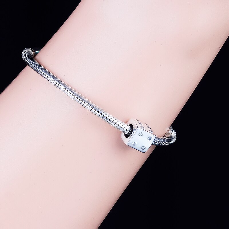 Lente Collectie 925 Sterling Zilver Dice Bedels Kralen Fit Originele Charm Armband Diy Sieraden Maken Berloque