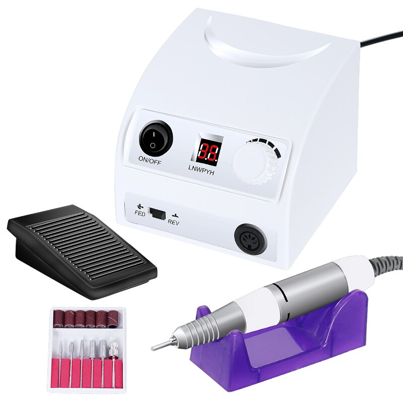 Nail Set 35000Rpm Elektrische Machine Nail Boor En Nagel Droger Lamp 18/12Pcs Nail Gel Polish Kit manicure Tools Set Voor Nail Art